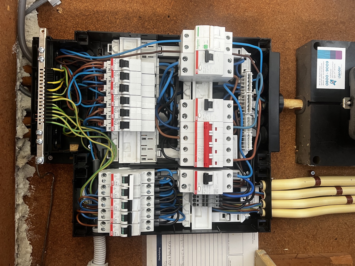 Meterkast in renovatie